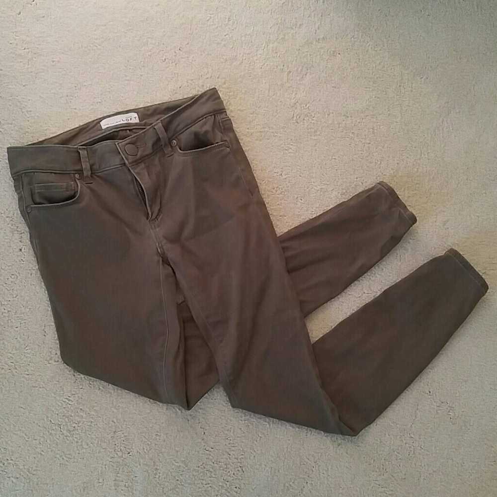 Loft Olive Leggings Size 24P/00P